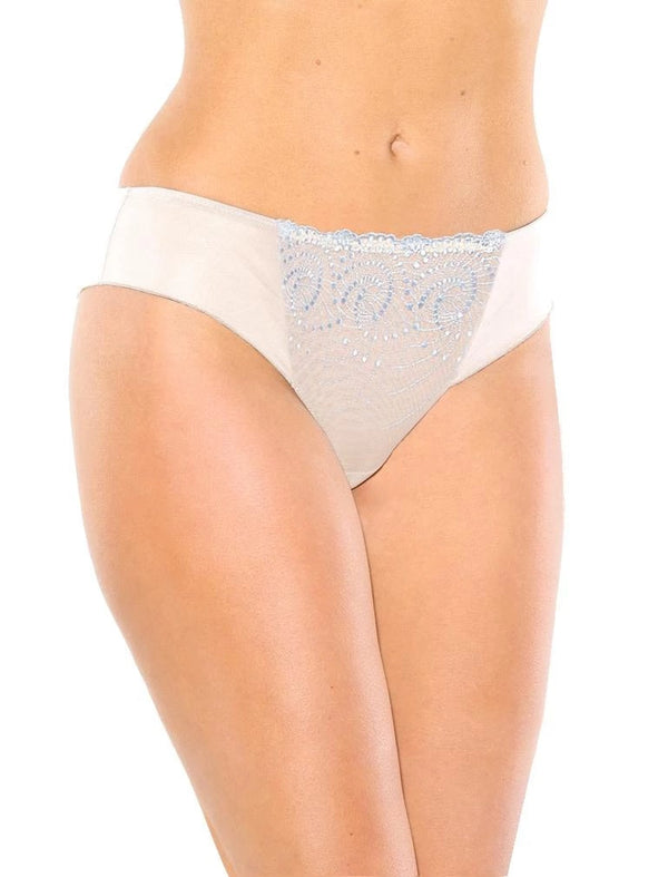 U2275 Nicole Tanga: IVORY BABY BLUE