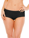 U2204 Crystal Boyshort: BLACK