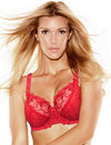 B2536 Joyce See-Thru Lace: HOT RED